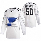 Blues 50 Jordan Binnington White 2020 NHL All-Star Game Adidas Jersey,baseball caps,new era cap wholesale,wholesale hats